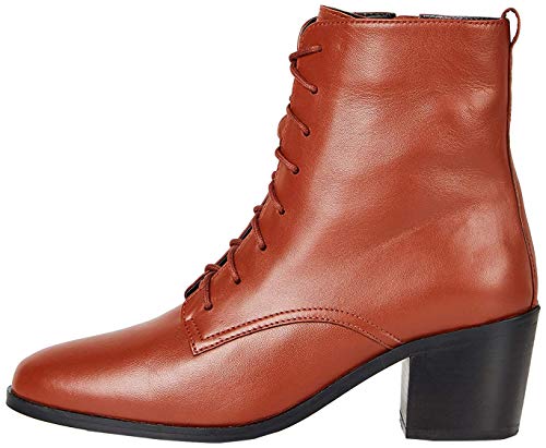 Marca Amazon - find. R2899, Botines Women's, Marrón (Red Rouge), 38 EU