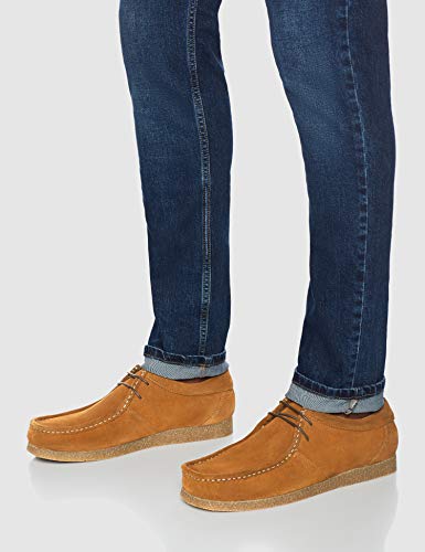 Marca Amazon - find. Zapato de Ante estilo Hombre, Beige (Tan), 43 EU