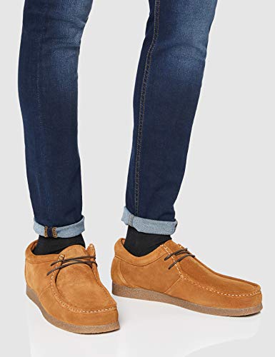Marca Amazon - find. Zapato de Ante estilo Hombre, Beige (Tan), 43 EU
