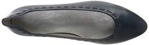 Marco Tozzi 2-2-22104-34, Bailarinas Mujer, Azul (Navy 805), 37 EU