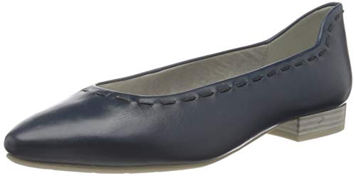 Marco Tozzi 2-2-22104-34, Bailarinas Mujer, Azul (Navy 805), 37 EU