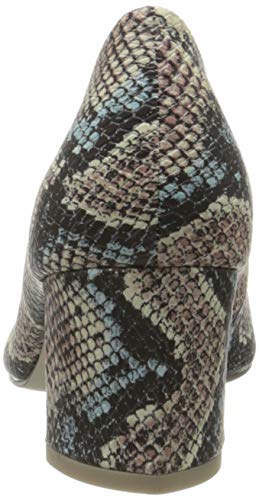 Marco Tozzi 2-2-22402-34, Zapatos de Tacón Mujer, Azul (Sky Multi Str. 878), 39 EU