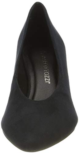 MARCO TOZZI 2-2-22416-35, Zapatos de tacón con Punta Cerrada Mujer, Azul Marino, 38 EU