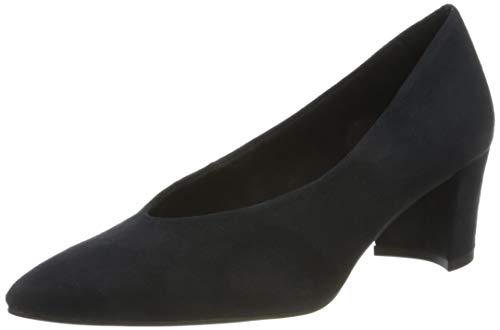 MARCO TOZZI 2-2-22416-35, Zapatos de tacón con Punta Cerrada Mujer, Azul Marino, 38 EU