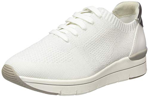 MARCO TOZZI 2-2-23785-24, Zapatillas Mujer, Color Blanco Comb 197, 38 EU