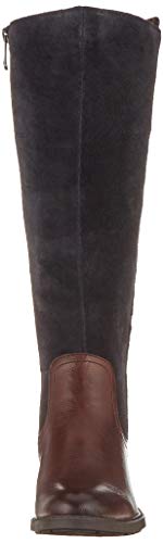 Marco Tozzi 2-2-25504-23, Botas Altas Mujer, Azul (Navy Combi 890), 40 EU