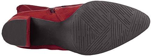 Marco Tozzi 2-2-25519-33, Botas Mosqueteras Mujer, Rojo (Chianti 503), 36 EU