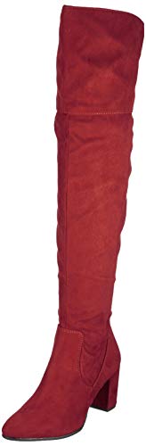 Marco Tozzi 2-2-25519-33, Botas Mosqueteras Mujer, Rojo (Chianti 503), 36 EU
