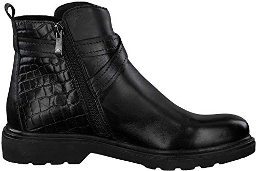 MARCO TOZZI 2-2-25840-35, Botas Cortas al Tobillo Mujer, Negro Antic Comb, 39 EU