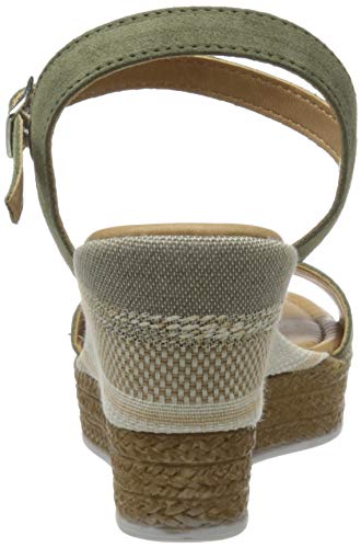 MARCO TOZZI 2-2-28347-24, Sandalia con Pulsera Mujer, Verde Salvia 720, 40 EU