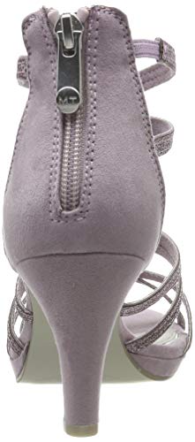 Marco Tozzi 2-2-28373-22, Sandalias Punta Cerrada Mujer, Rosa (Lavender Comb 555), 38 EU