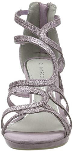 Marco Tozzi 2-2-28373-22, Sandalias Punta Cerrada Mujer, Rosa (Lavender Comb 555), 38 EU