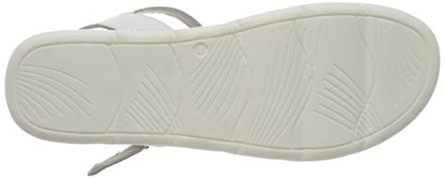 MARCO TOZZI 2-2-28512-24, Sandalia con Pulsera Mujer, Blanco White Nappa Core 177, 39 EU