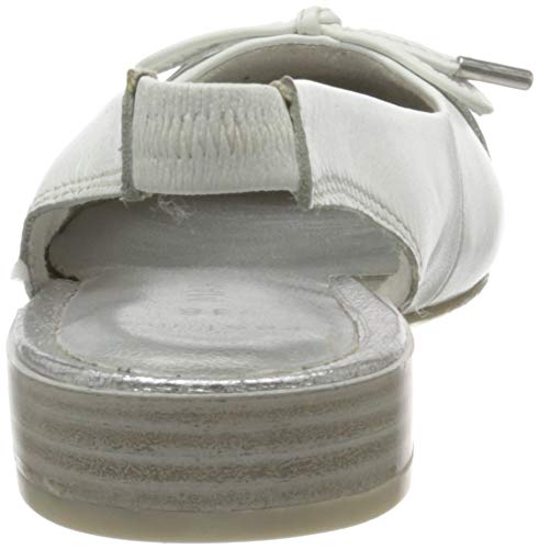 Marco Tozzi 2-2-29401-34, Sandalias Punta Cerrada Mujer, Blanco (White Combi 197), 38 EU