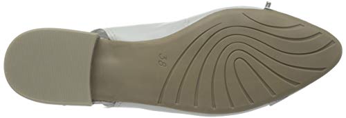 Marco Tozzi 2-2-29401-34, Sandalias Punta Cerrada Mujer, Blanco (White Combi 197), 38 EU