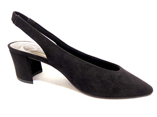 Marco Tozzi 2-2-29608-22, Zapatos de Talón Abierto Mujer, Negro (Black 001), 39 EU