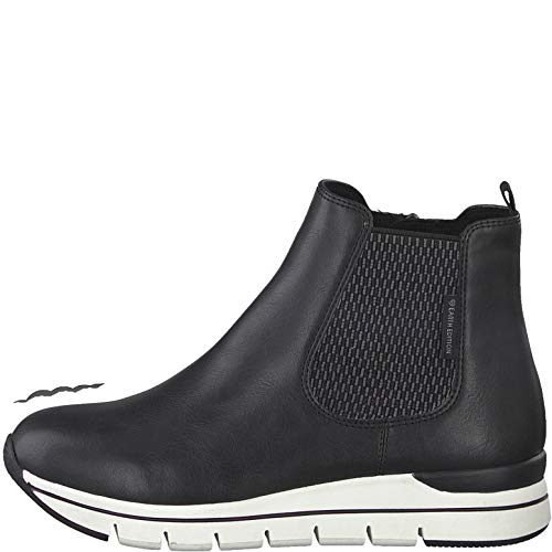 Marco Tozzi Damen Earth Edition 2-2-25871-25 Chelsea Boot, Botas Estilo Mujer, Antic Negro, 39 EU