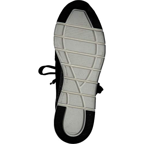 Marco Tozzi Earth Edition 2-2-23773-25 Sneaker, Zapatillas Mujer, Ant.Combi Negro, 38 EU