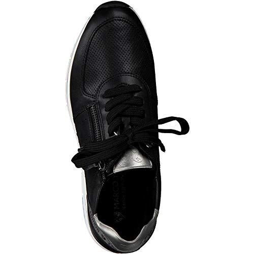 Marco Tozzi Earth Edition 2-2-23773-25 Sneaker, Zapatillas Mujer, Ant.Combi Negro, 38 EU