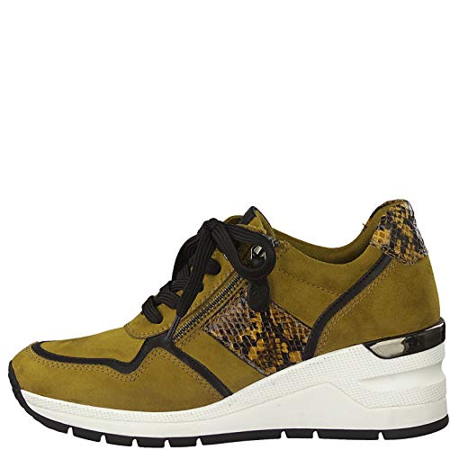 Marco Tozzi Earth Edition 2-2-23777-25 Sneaker, Zapatillas para Mujer, Mostaza Combi, 40 EU