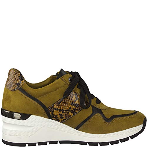 Marco Tozzi Earth Edition 2-2-23777-25 Sneaker, Zapatillas para Mujer, Mostaza Combi, 40 EU