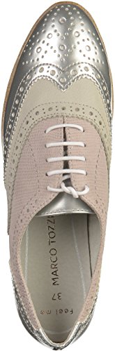 Marco Tozzi - Zapatos Mujer , color plateado, talla 39 EU