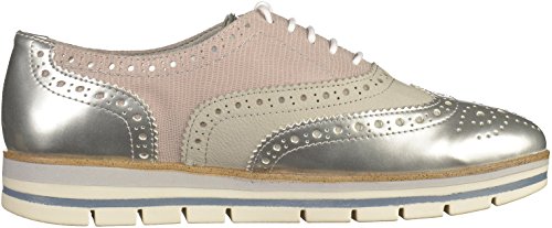 Marco Tozzi - Zapatos Mujer , color plateado, talla 39 EU