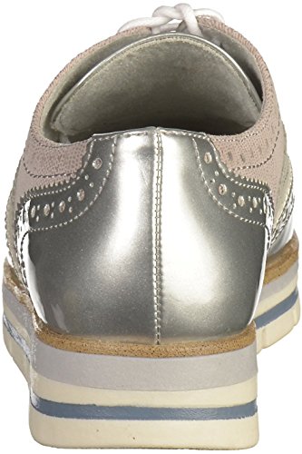 Marco Tozzi - Zapatos Mujer , color plateado, talla 39 EU