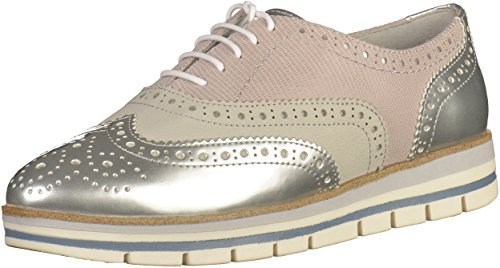 Marco Tozzi - Zapatos Mujer , color plateado, talla 39 EU