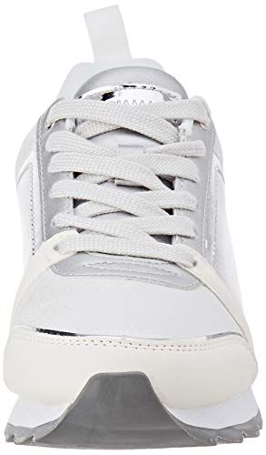 Mariamare 67637, Zapatillas para Mujer, Plateado (Wax Blanco/Fanni Blanco/Spirit Plata/Mirror Plata/Mint Plata C49585), 38 EU