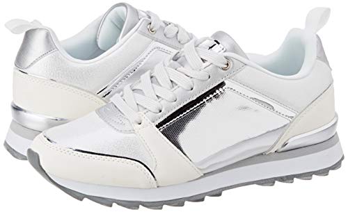 Mariamare 67637, Zapatillas para Mujer, Plateado (Wax Blanco/Fanni Blanco/Spirit Plata/Mirror Plata/Mint Plata C49585), 38 EU