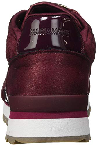 Mariamare Nara, Zapatillas Mujer, Brina Burdeos / Soft Padded Burdeos / FLOC Burdeos / Charol Burdeos, 37 EU