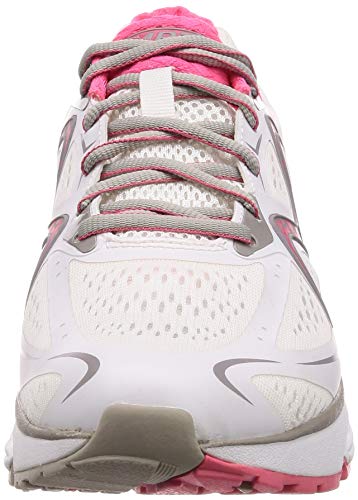 MBT 702028 Simba 3 W Mujer Zapatos de Cordones,Zapato bamboleo,señora Zapato Equilibrio,Suela Curva,White/Red,39.5 EU,8 US