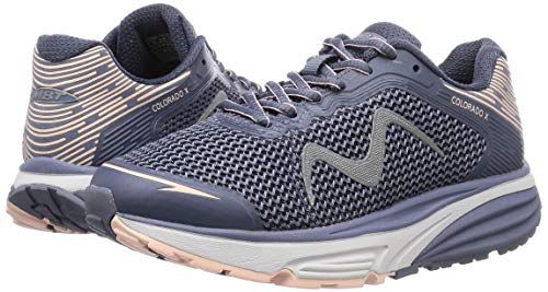 MBT Colorado X W Grey/Pink, Zapatillas de Atletismo Mujer, Gris/Rosa, 36 EU