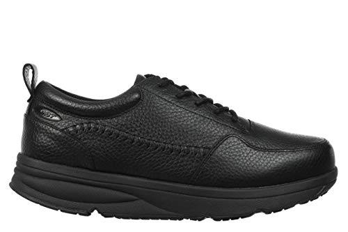 MBT Jumba Lace Up M Nubuk - Zapatos de tacón para hombre, color Negro, talla 47 EU