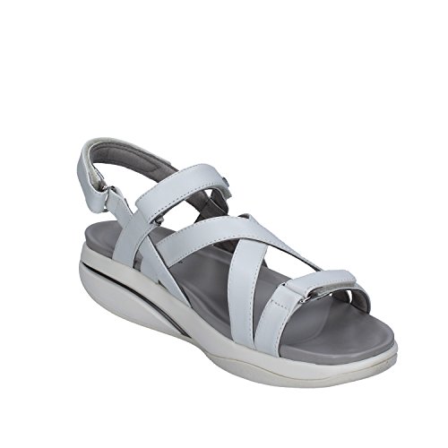MBT KIBURI W, Sandalias con Punta Abierta Mujer, Blanco (White 16), 40 EU