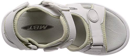 MBT Kisumu Classic W, Zapatillas Mujer, White Nubuck, 36 EU