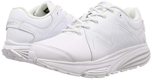 MBT Simba Trainer W, Zapatillas para Mujer, White/Silver