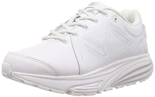 MBT Simba Trainer W, Zapatillas para Mujer, White/Silver