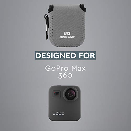 MegaGear MG1872 Funda de Neopreno Compatible con GoPro MAX – Gris