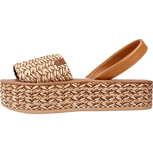 Menorquina de Mujer marrón hebra, Marca Popa