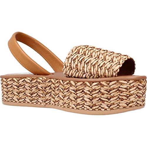 Menorquina de Mujer marrón hebra, Marca Popa