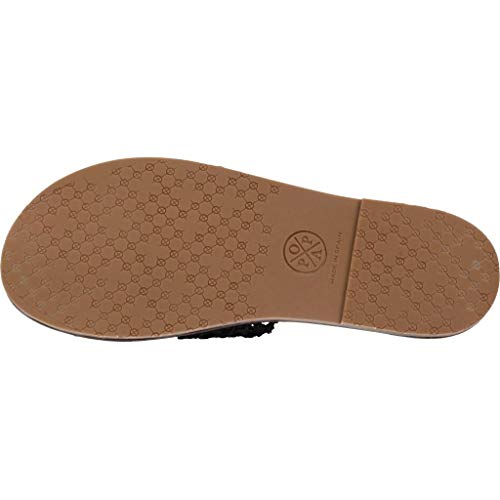 Menorquinas Popa Sandalias Chanclas Mujer 31206P para Mujer Negro 40 EU