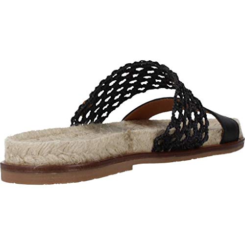 Menorquinas Popa Sandalias Chanclas Mujer 31206P para Mujer Negro 40 EU