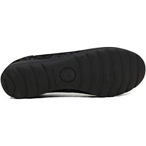 Mephisto Emilie - Bailarinas para mujer, color negro 37 EU