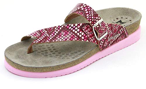 Mephisto Helen Mujeres Sandalias Flops Reptilia 20540 Fuchsia tamaño : 38 EU