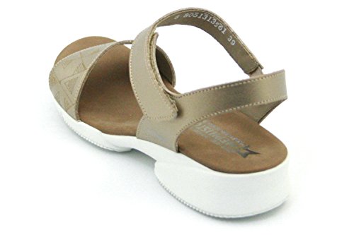 Mephisto Las Sandalias de Las Mujeres con Velcro fabie PERLKID 10153N Platinium tamaño : 40 EU