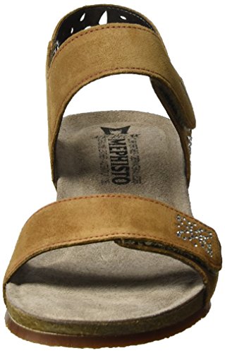 Mephisto Marie Spark, Sandalias con Plataforma Mujer, Braun Tobacco, 40 EU