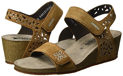 Mephisto Marie Spark, Sandalias con Plataforma Mujer, Braun Tobacco, 40 EU