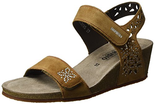 Mephisto Marie Spark, Sandalias con Plataforma Mujer, Braun Tobacco, 40 EU
